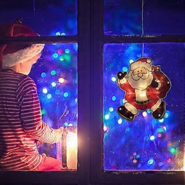 Julepynt Lysende Vindu Sugkopp Nattlys Festpynt