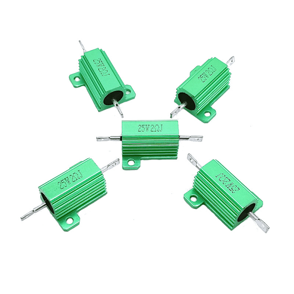Aluminiumshus modstand, 25W 2,5 Ohm 5% trådvundet transducer effektmodstand