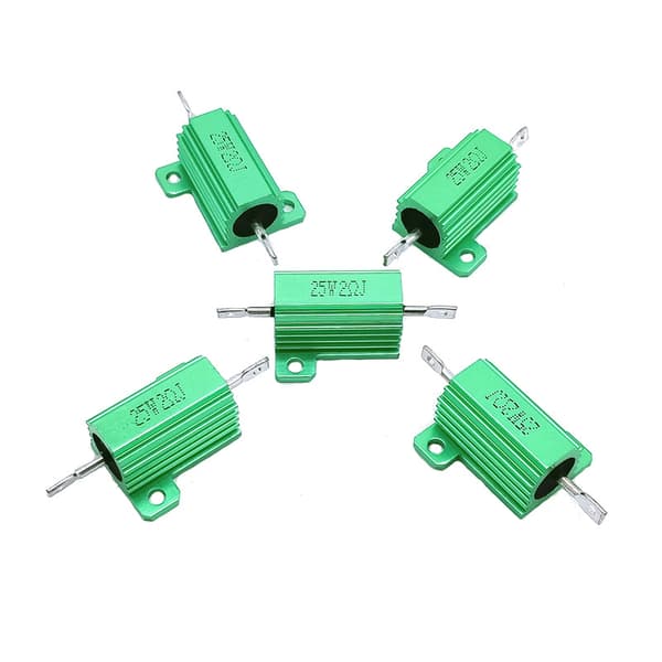 Aluminiumshusmotstand, 25W 2,5 Ohm 5% Viklet Transduser Effekt Motstand