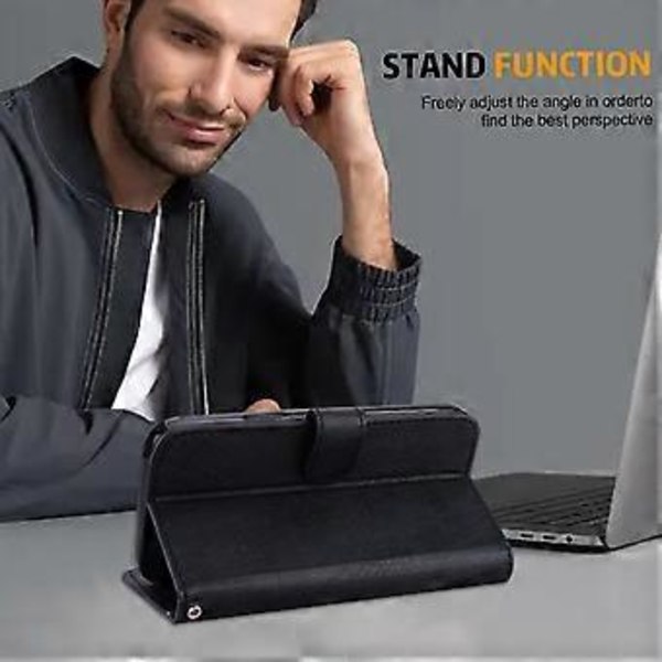 Til Samsung Galaxy A34 5G Fuld Beskyttelse Ensfarvet PU Læder Wallet Case Mobiltelefon Stand Cover (Style A)