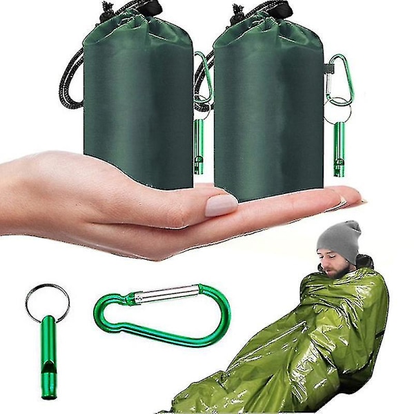 Nödsömn Bag Överlevnadssömn Bagar Nödfilt Utomhus Camping
