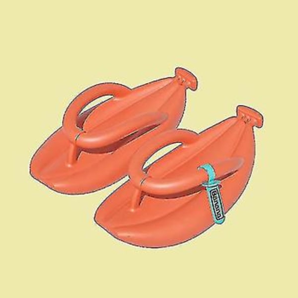 2023 Uusi Banaani Muotoilija Persoonallisuus Tossut Söötti Sisä- Ja Ulkokäyttöön Ranta Kiinteä Flip Flops Naiset Sandaalit Kengät Liukumattomat-c (38-39 Punainen)