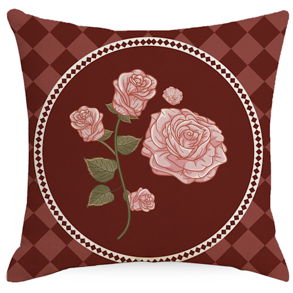 Set med 4 Kuddfodral, Kuddfodral 45x45cm Kuddfodral Deko
