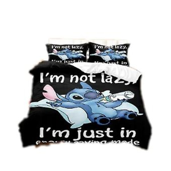 Uusi Stitch Digitaalinen Painettu Vuodevaatesetti Lastenlahja Vuodevaatesetti Peittojen ja Tyynyliinojen 3kpl/2kpl -ZHENV{jkw} (150CM 200CM Väri SDZ4)