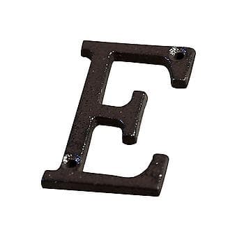 Alloy Smijern Nummer Bogstav DIY Husbogstav E