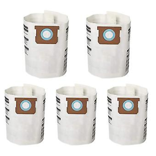 5 Pakkaa Vaihtoehtoisia Märkä-/Kuivaimuripusseja Pölypusseja Shop-Vac 5-8 Gallonan Imurille 9066100 90661 906-6 ( )