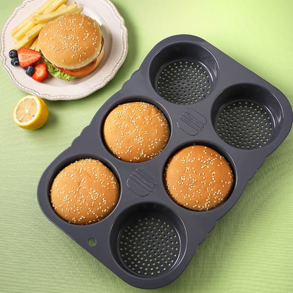 Silikonform bakeform brød burger for brød burgerboller