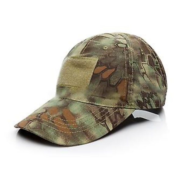 Miesten Camo Taktinen Baseball-Lippis Armeijan Sotilaallinen Ulkoilma Trucker-Lippis (Army Green 2)