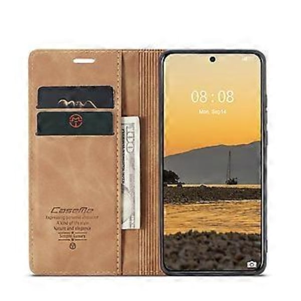Til Huawei Mate 60 Etui CASEME 013 Serie Kortholder Stativ Læder Telefon Cover (Style C)
