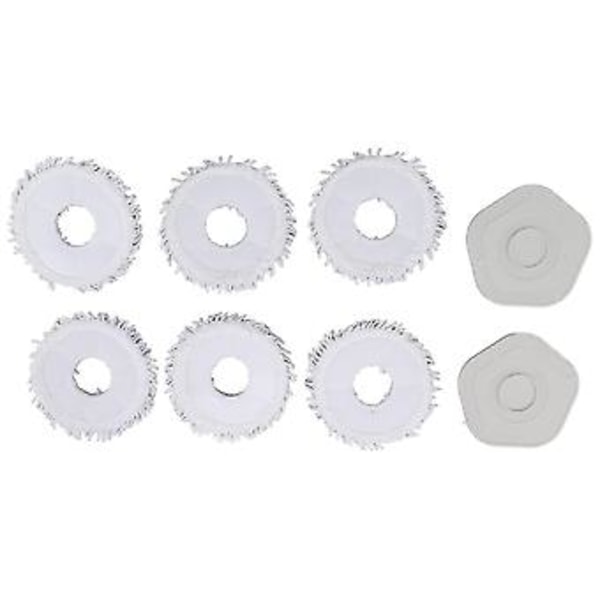 Støvsuger Mop Klud, Mop Puder Udskiftning Med Holder Til Bot W10/w10 Pro Fejende Robot A ( )