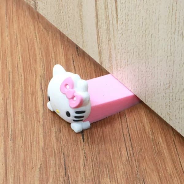 Dørstopper Katte pink farve