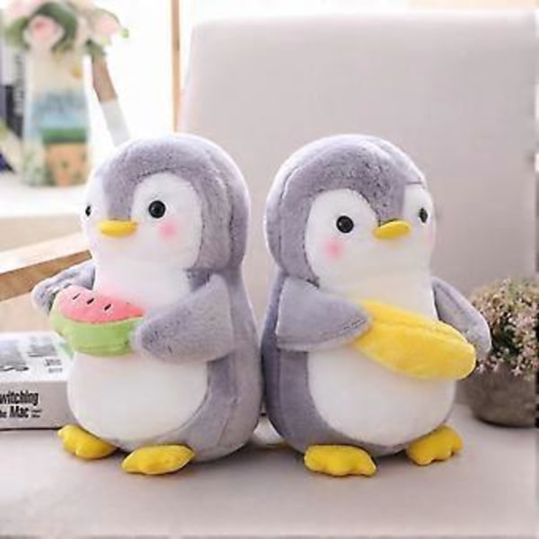 Pingviini Pehmolelu Lapsille Pehmo Nuken Pehme Tyyny Lasten Täytetty Eläin Pehmolelu Nuken Leikki Koti Koristelu Ihastuttava Luova Lahja (45cm vesimeloni)