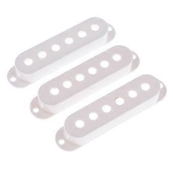 2X 3 stk. Elektrisk gitar pickup Single Coil Covers for Pickup Hvit