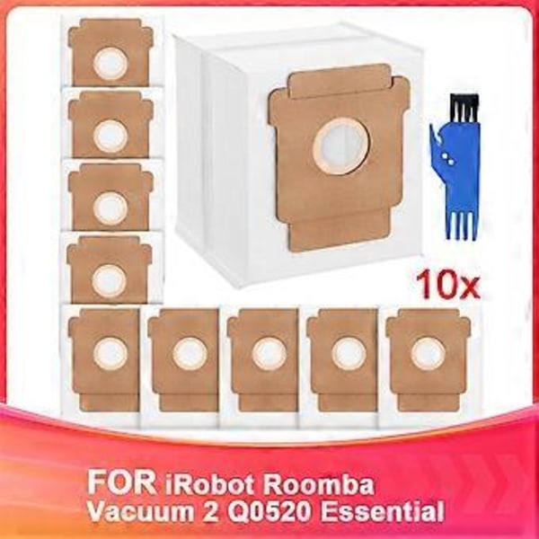 Pölypussit IRobot Roomba Vacuum 2 Q0520 Essential -robotti-imurille, 2,8 litran suuri kapasiteetti