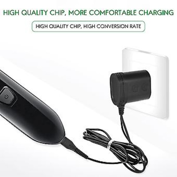 15V HQ8505 Oplader Strømadapter Kabel EU Stik til Philips OneBlade QP6520 QP6510 Skraber Razor