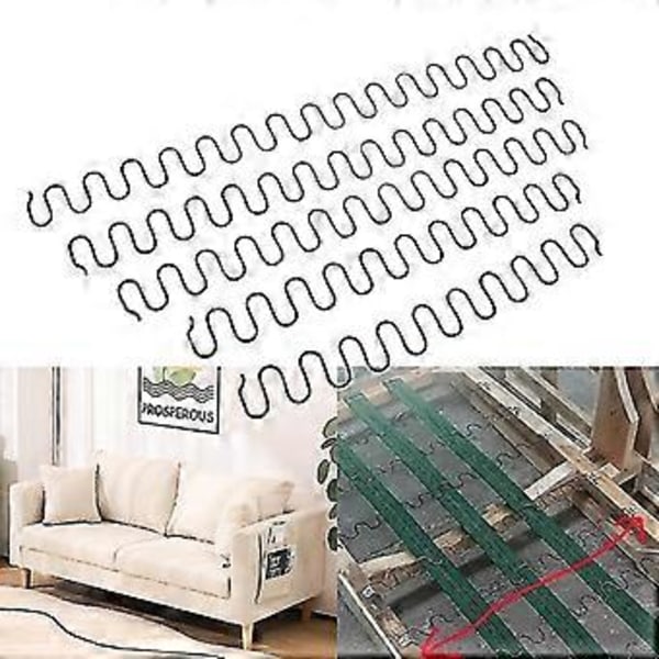 Ersättningsfjädrar för soffstolar, möbelfjäder med clips, 45cm 50cm 60cm 65cm 70cm Lång Ressort Hardware (70cm)