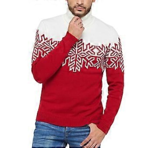 Perheen Joulupaita - Miehet, Naiset ja Lapset - Ruma Lumhiutale Neulepusero (XL Miehet)