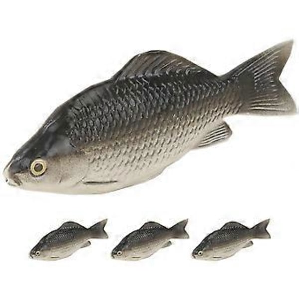 4 stk. Kunstige Fiskemodeller Falske Fisker Simulerte Fiskemodeller Realistiske Livaktige Fiskemodeller