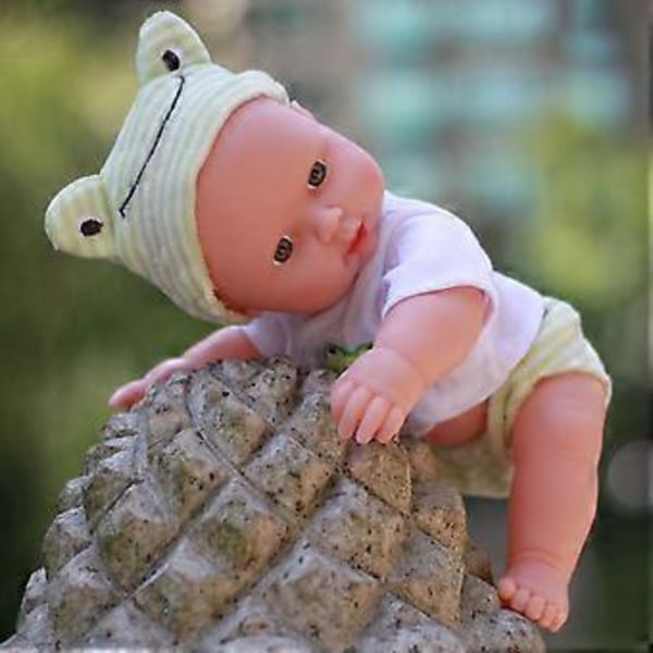 30cm Dock Babydocka Leksak Mjuk Vinyl Livsliknande Baby Leksaker för Barn Pojkar Flickor ( )