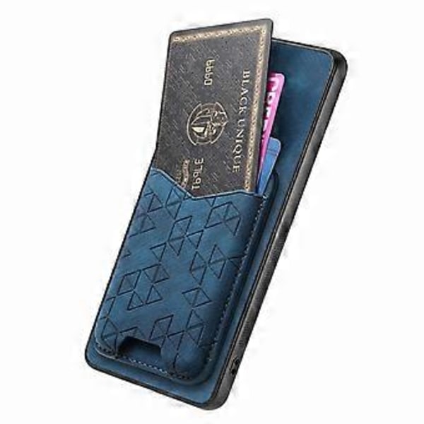 Til Nothing Phone (2a) Etui med Præget Mønster, Kortholder, Støttefod, Læder Bagside Cover (Style E)
