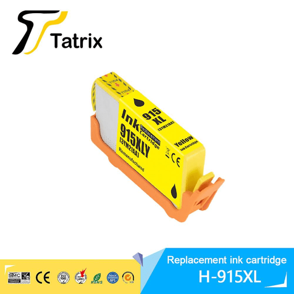 Tatrix For Hp915xl 919xl 915 919 Xl Remanufactured Color Inkjet Ink Cartridge For Hp Officejet Pro 8010 8023 8025 8022 Printer 1pcs Black