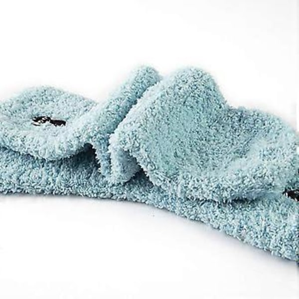 Dam Mysiga Fluffiga Strumpor Fuzzy Strumpor Plyschstrumpor 5 Par