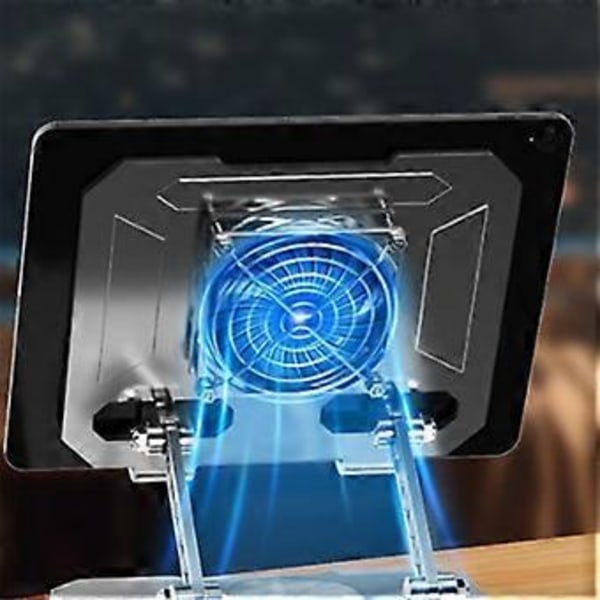 Multifunktionell Tablet Kylfläkt Ställ Skrivbord Hopfällbar Justerbar Höjdjusterbar Ställ Lämplig för