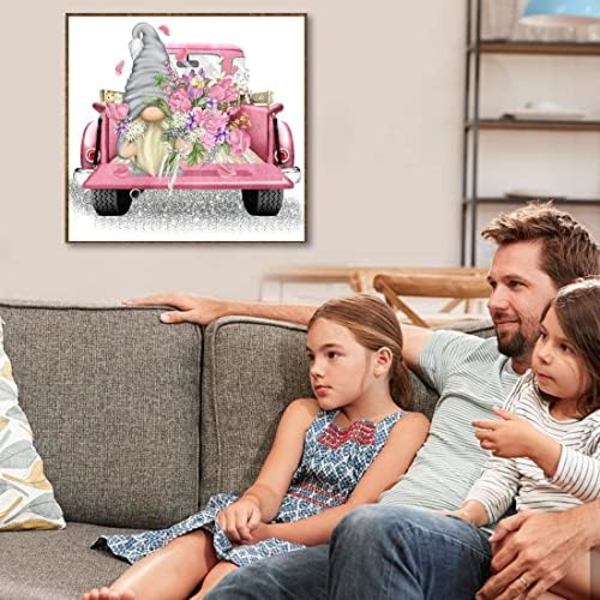 Kuorma-auto timanttimaalaussarjat, 5D timanttimaalaussarjat aikuisille lapsille DIY timanttitaide sarjat täysi pyöreä pora timanttipisteet