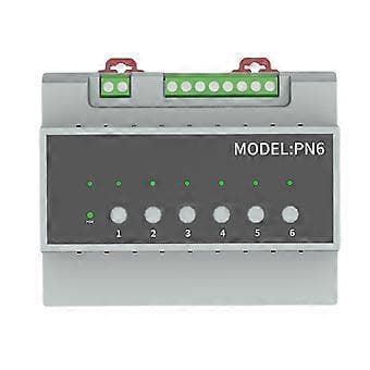 Tuya Smart Zigbee 6CH Relä Switch Modul Fjärrkontroll Apparat Kontroll Modul Stöder 3-Vägs Mo