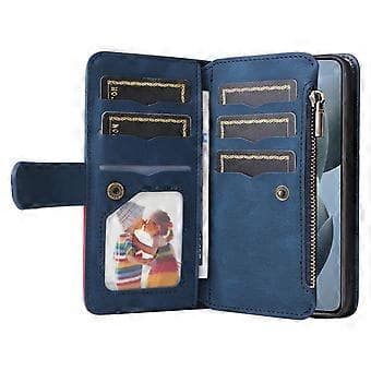 KT Multi-Function Series-5 For Xiaomi 14T Deksel Glidelås Lommebok Lær Telefon Deksel Stativ (Stil E)