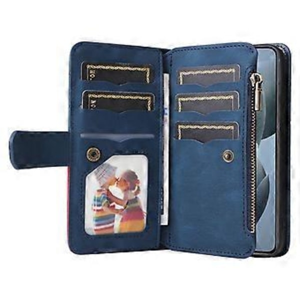 KT Multi-Function Series-5 Til Xiaomi 14T Etui Lynlås Pung Læder Telefon Cover Stativ (Style E)