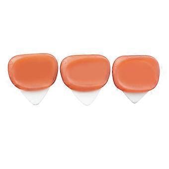 3 Gitarrplektrum Tumfingerplektrum 0,6/0,96/1,2 mm för Bas Akustisk Gitarr (Röd)