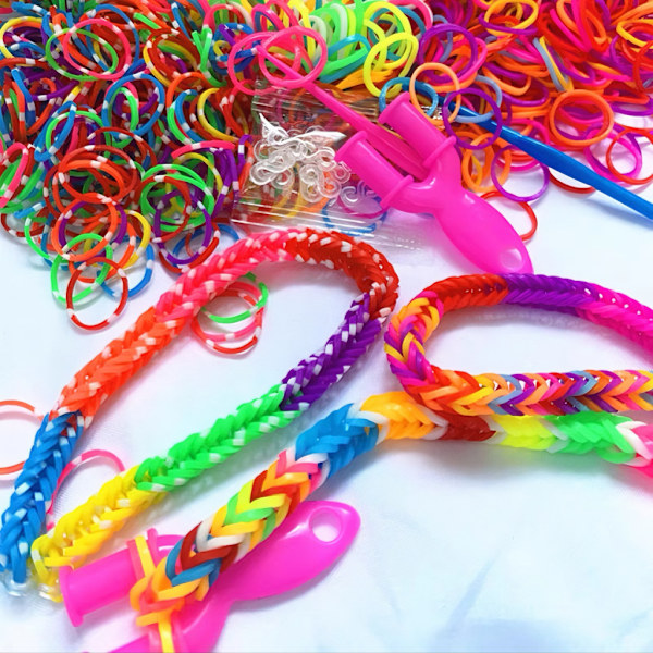 Loom Bands Kit - 4400 st i 22 färger Multicolor