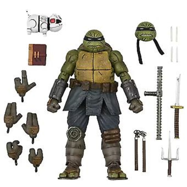 7\" Teenage Mutant Ninja Turtles IDW Comics The Last Ronin Pansar/Opansarad Ultimate Actionfigur Leksaker Samlarmodell Dockor Fans Perfekta Presenter (B)