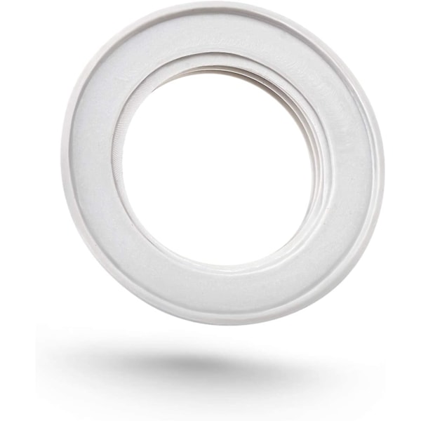 10 st Lampreduceringsring E27 Konverter för Lamphållare Twist Plast Lampskärm Passande Bricka Adapter Ring（Vit）