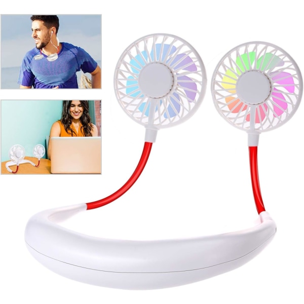 Portable Neck Fan, Mini USB Fan, Rechargeable Neck Fan, Neck Fan,