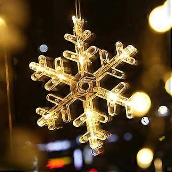 LED-luminehiutale \"Icy Star\" noin 30 x 16 cm, paristoilla toimiva