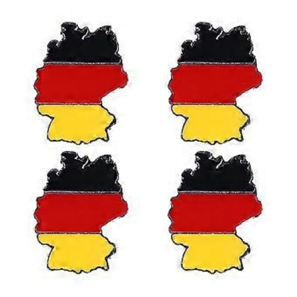 4 st Mode Legering Klämmor Flagga Brosch Dam Klänning Kläder Dekorativ Brosch Krage Brosch