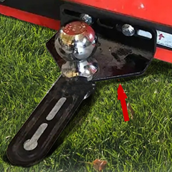 1 stk. Universal Zero Turn Plæneklipper Hitch, Heavy Duty Monteringsbeslag, 4.