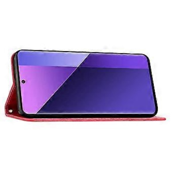 Til Samsung Galaxy A26 5G Etui PU Læder Telefon Wallet Cover med Rem (Style C)