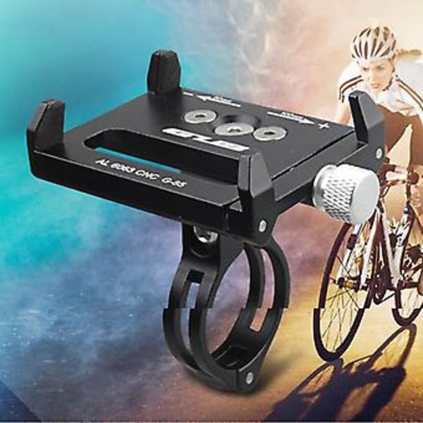 Telefonholder til cykel, scooter, justerbar cykeltelefonholder (Rød)