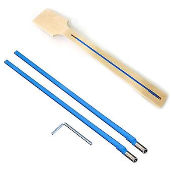 2 kpl Kaksipuolinen Tankomainen Kitara Truss Rod Teräs 9 X 420mm Sininen Kitara Tarvikkeet