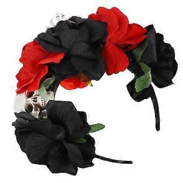 Halloween Rose Skull Hodebånd Mote Hår Fest Hår Tilbehør