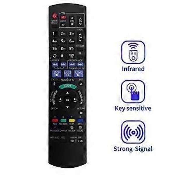 Ersättningsfjärrkontroll N2QAYB000755 för DMRBWT720 -BWT730 DMRBWT820 -BWT820GL DMRB-WT835GL