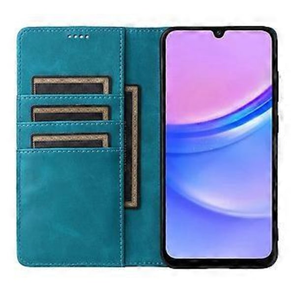 För Samsung Galaxy A16 5G/A16 4G Fodral RFID-blockerande PU Läder Plånboksfodral (Stil D)