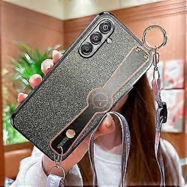 Til Galaxy A55 5G Telefon Cover (Sort)