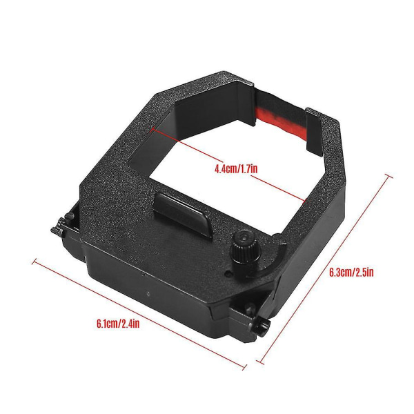 Time Clock Ribbon Cartridge Red Black Ink Colors For Office Electronic Time Clock Recorder Machine