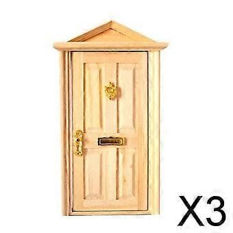 3x 1:12 Simulaatio-oven Nukkekotimallit