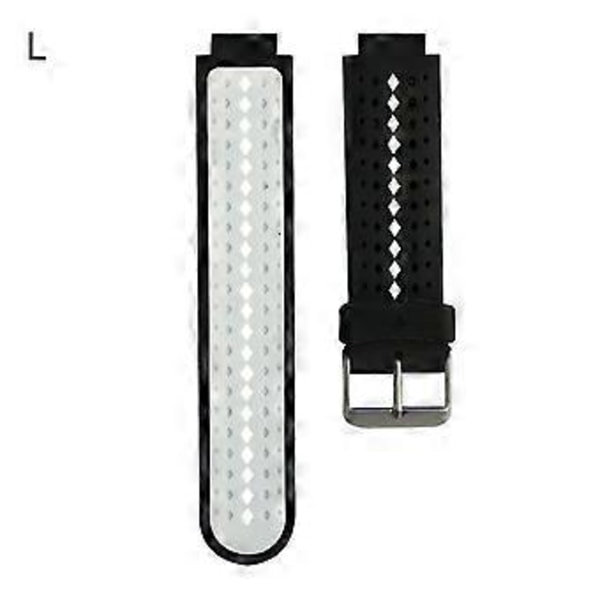 Klockarmband Mjukt Snabbfäste Tvåfärgat Silikon Smart Klockarmband för Garmin Forerunner/235/220/230/620/630/735xt( L)