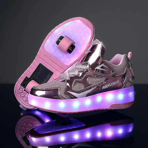 Shoes With Rollers Led Glowing Shoes With Rollers Roz 28-39